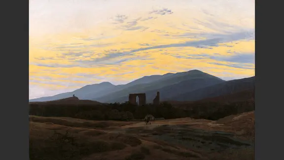Caspar David Friedrich, Ruine Eldena im Riesengebirge, 1830/1834, Pommersches Landesmuseum, Greifswald