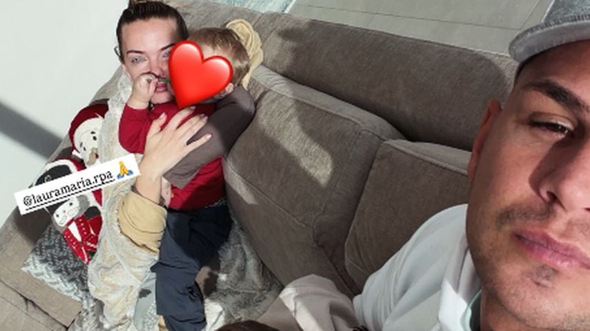 Laura Maria Rypa und Pietro Lombardi mit ihren Kindern, Dezember 2025