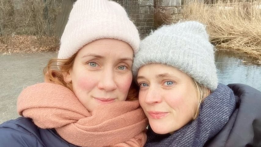 Schauspielerinnen Lena Dörrie und Caroline Hanke