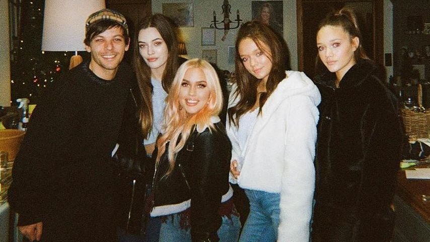 Louis, Félicité, Lottie, Phoebe und Daisy Tomlinson, Dezember 2018