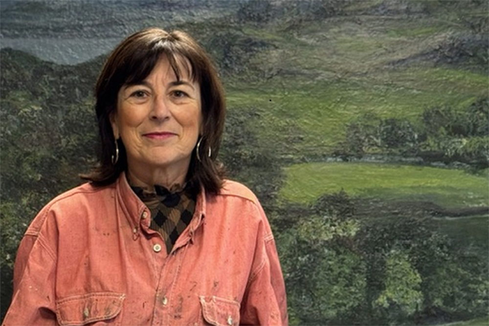 Ausstellung: Die Harmonie der Materialien von Marie-Neige Prignon am Signal von Botrange