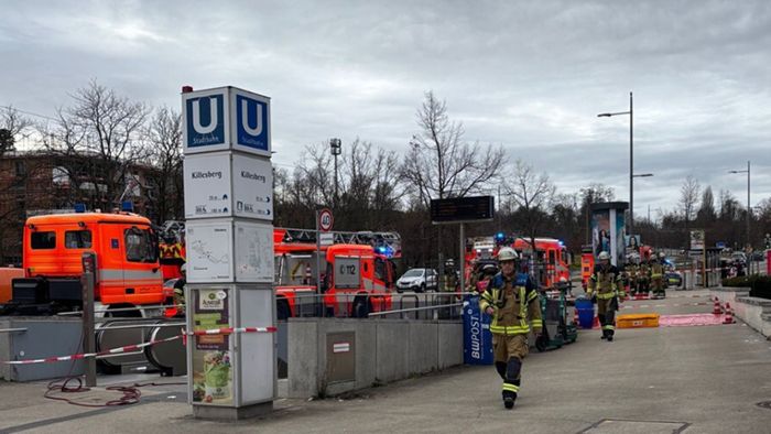 Einsatz am Killesberg in Stuttgart: Feuerwehr beseitigt Säure-Graffiti