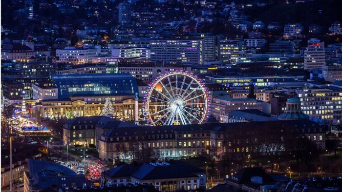 Jahreswechsel in Stuttgart: Schlossplatz an Silvester abgesperrt: Riesenrad macht um 17 Uhr Schluss