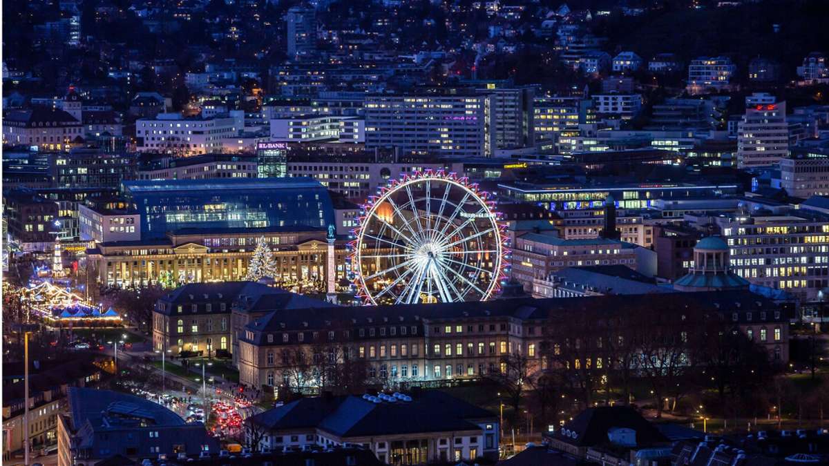 Jahreswechsel in Stuttgart: Schlossplatz an Silvester abgesperrt: Riesenrad macht um 17 Uhr Schluss