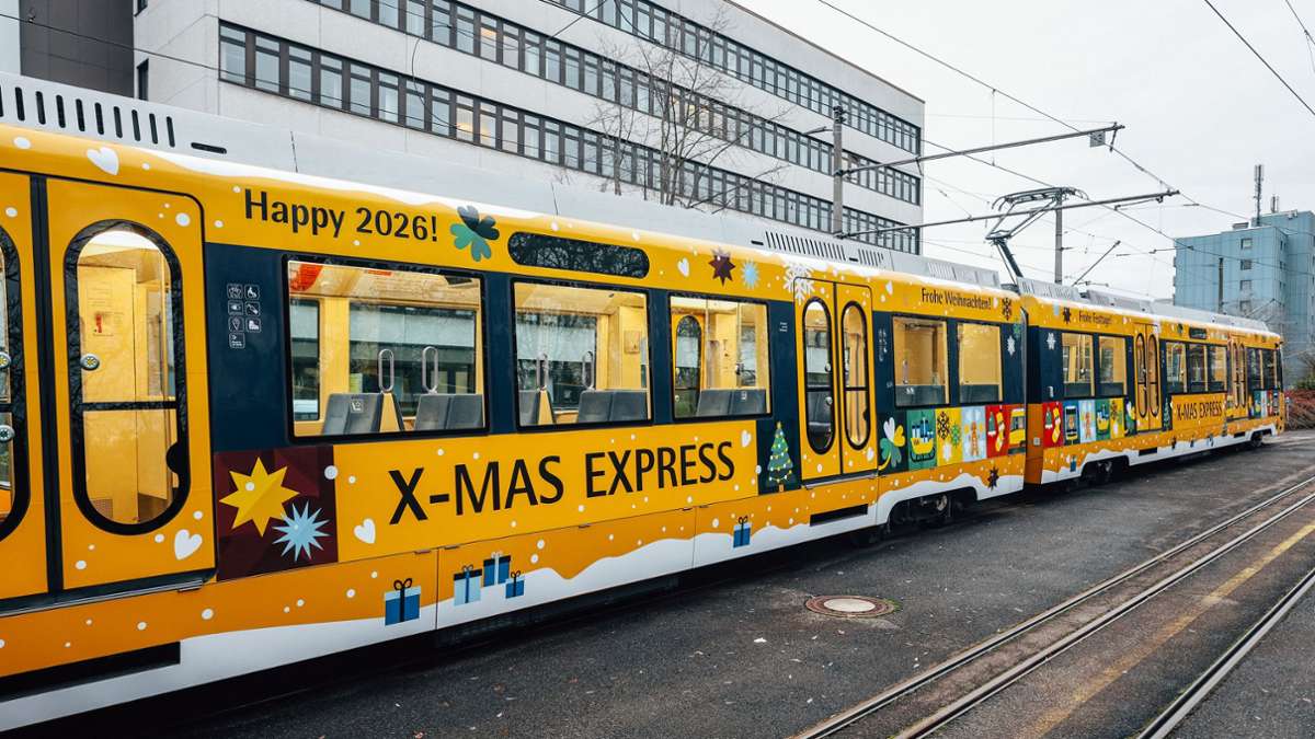 SSB mit pfiffigen Ideen: Von Filderkraut bis Weihnachten: Wie die Stadtbahnen für gute Stimmung sorgen
