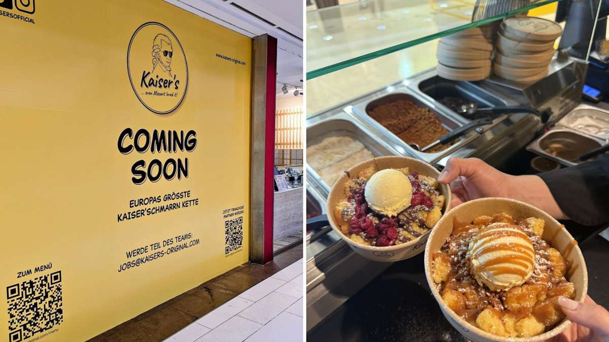 Erste Filiale in Baden-Württemberg: Kaiserschmarrn im Königsbau – Gastro-Unternehmen Kaiser’s eröffnet in Stuttgart