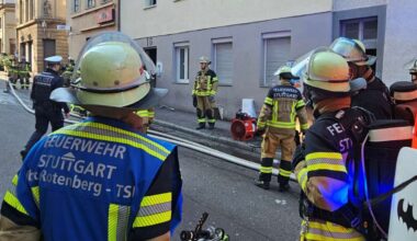 Brand in Stuttgart-Mitte: Feuer in Keller ausgebrochen – Feuerwehr rückt in Leonhardstraße aus