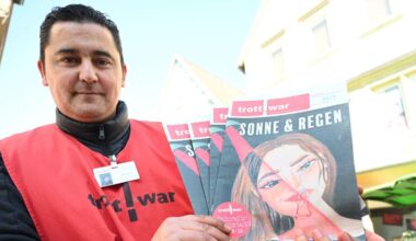 Trottwar-Verkäufer in Marbach