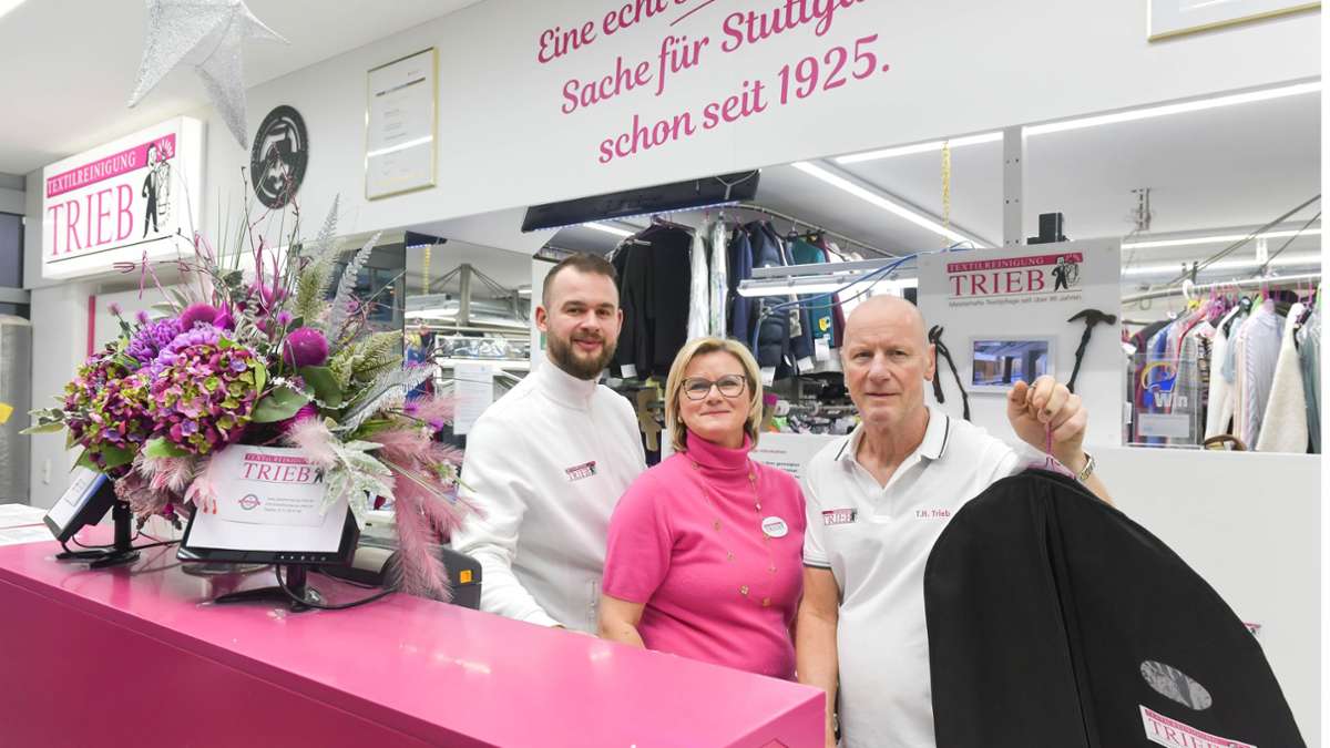 Traditionsgeschäft in Stuttgart: Immer sauber bleiben – seit 100 Jahren: Die Reinigung Trieb