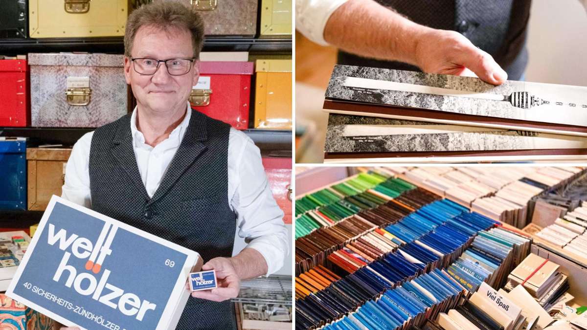 Peter Mackowiack aus Stuttgart: 443000 Streichholzschachteln – „Irgendwann kann man nicht mehr anders“ - Stuttgart