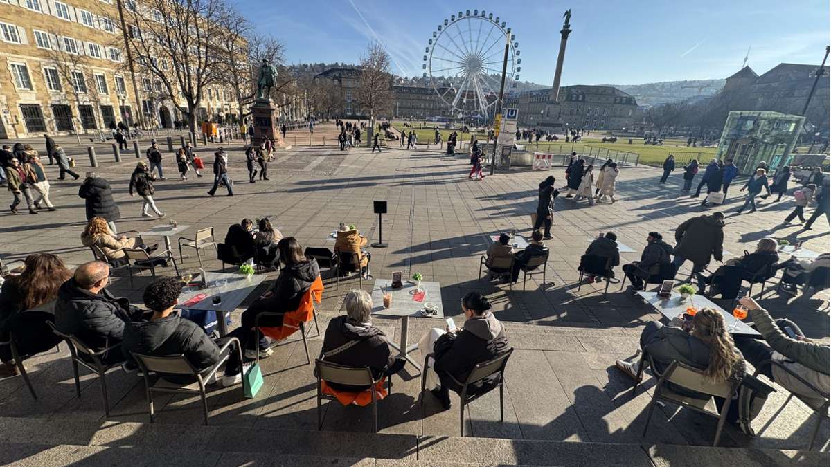 Stuttgart zwischen den Jahren: Kein Umtausch-Ansturm – aber ein Hauch von Frühling in der City