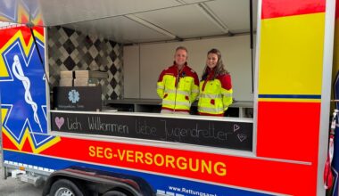 Die "Rollende Bockwurst": Warmes Essen für Thüringer Retter im Einsatz