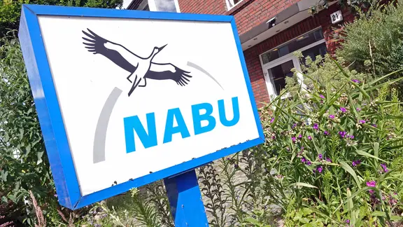 Die Außenansicht der Zentrale des Naturschutzbund Deutschland (NABU) in Hamburg.