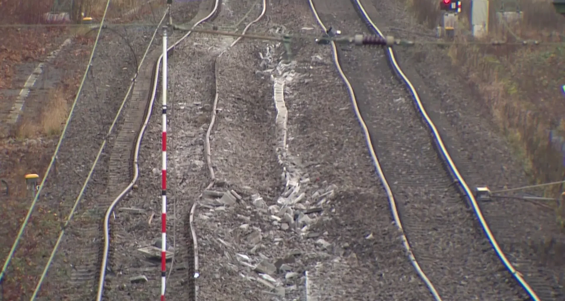 Nach Zugentgleisung: Gleise bei Elze heute gesprengt