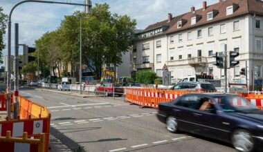 Kriegsstraße in Karlsruhe öffnet über Weihnachten für Autofahrer