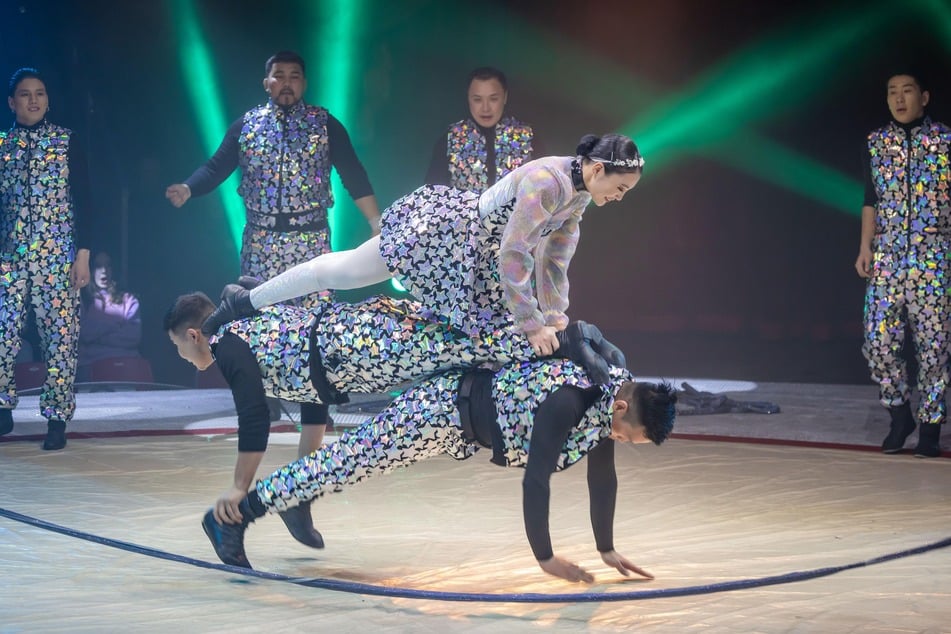 Die Springseilakrobatik-Gruppe sorgte für ordentlich Nervenkitzel.