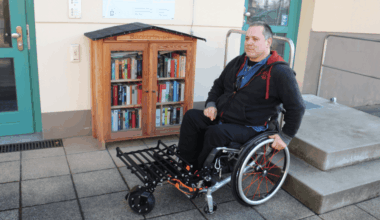 Radebeuler Rollstuhlfahrer jetzt sicherer unterwegs