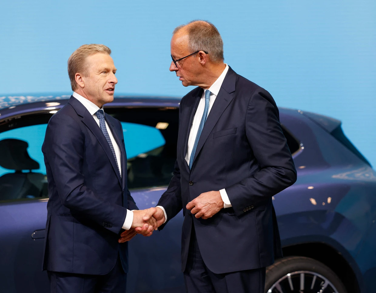 Oliver Zipse und Friedrich Merz