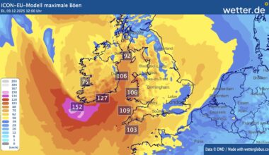 Orkan Helmut trifft Europa jetzt mit Orkanböen über 150 km/h, folgenschwere Lage für Deutschland