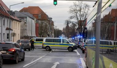 Großer Polizeieinsatz am Berufsschulzentrum Westerberg