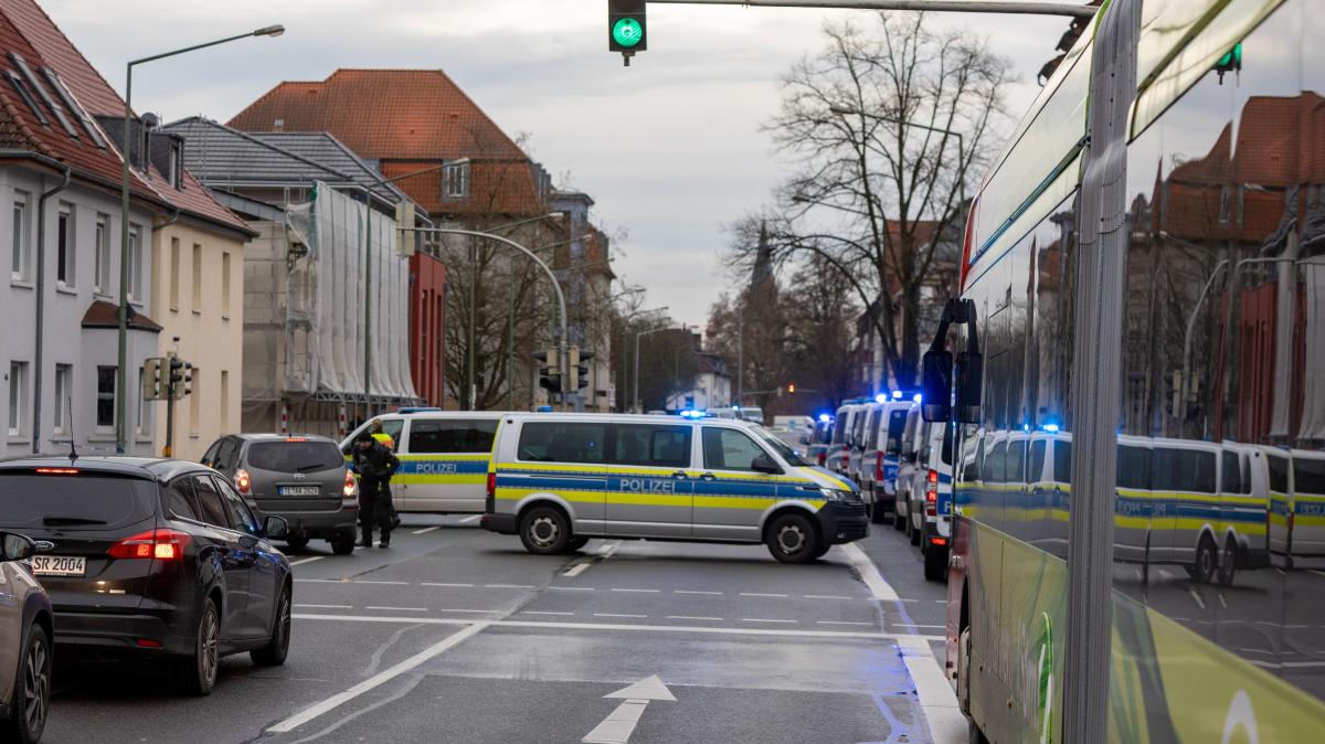 Großer Polizeieinsatz am Berufsschulzentrum Westerberg