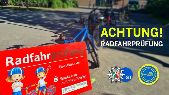 POL-GT: Radfahrprüfung an der Grundschule St. Johannis