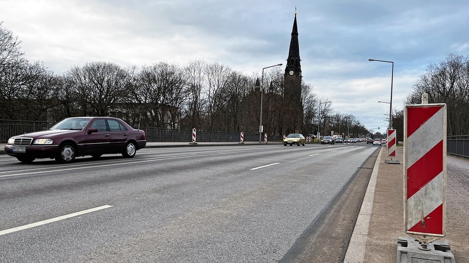 Prießnitzgrundbrücke in Dresden wird überprüft
