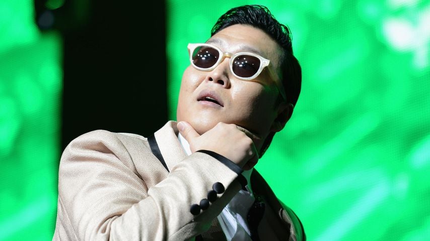 Psy bei einem Auftritt in Miami 2012