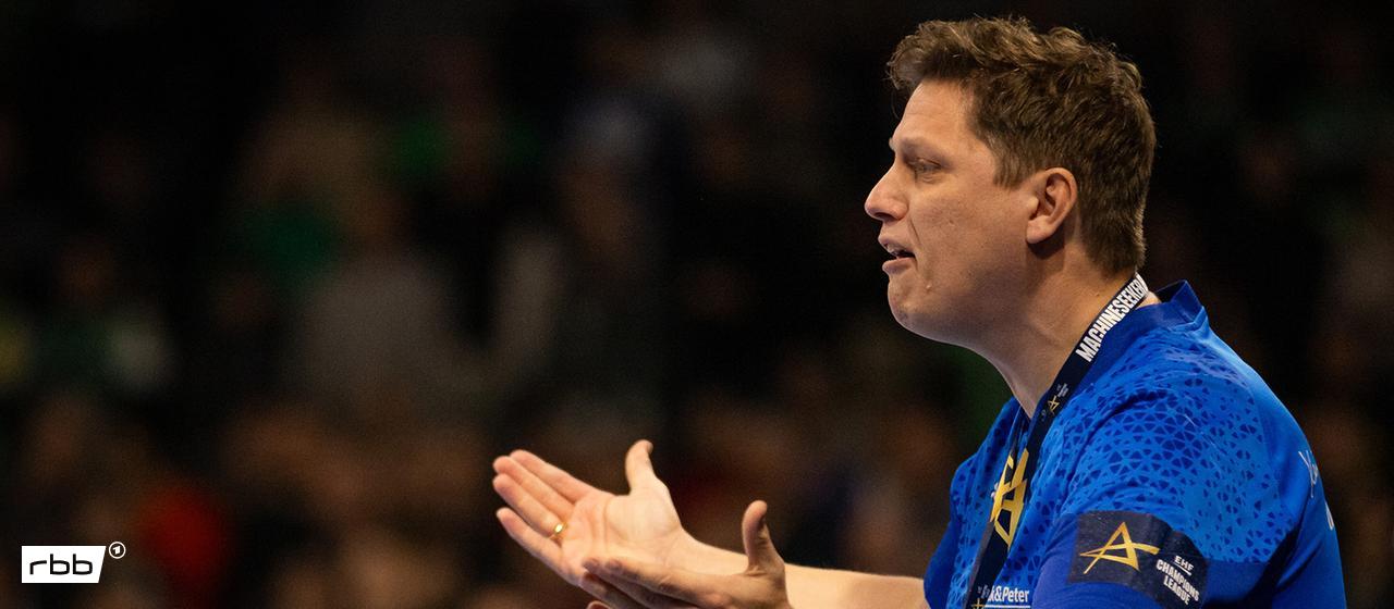 Audio: rbb|24 | 04.12.2025 | Anton Fahl | picture alliance / Gonzales Photo/Inaki Esnaola | Gonzales Photo/Inaki Esnaola Nicolej Krickau, Trainer der Füchse Berlin (Quelle: picture alliance / Gonzales Photo/Inaki Esnaola | Gonzales Photo/Inaki Esnaola)