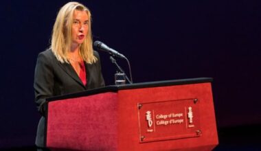 Betrugsverdacht: Ehemalige EU-Chefdiplomatin Mogherini festgenommen