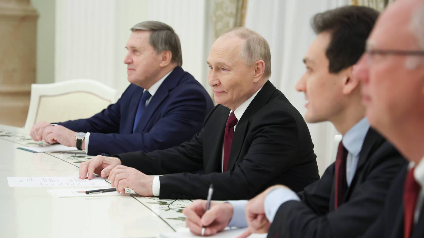 Treffen von Putin mit Witkoff und Kushner endet nach fünf Stunden