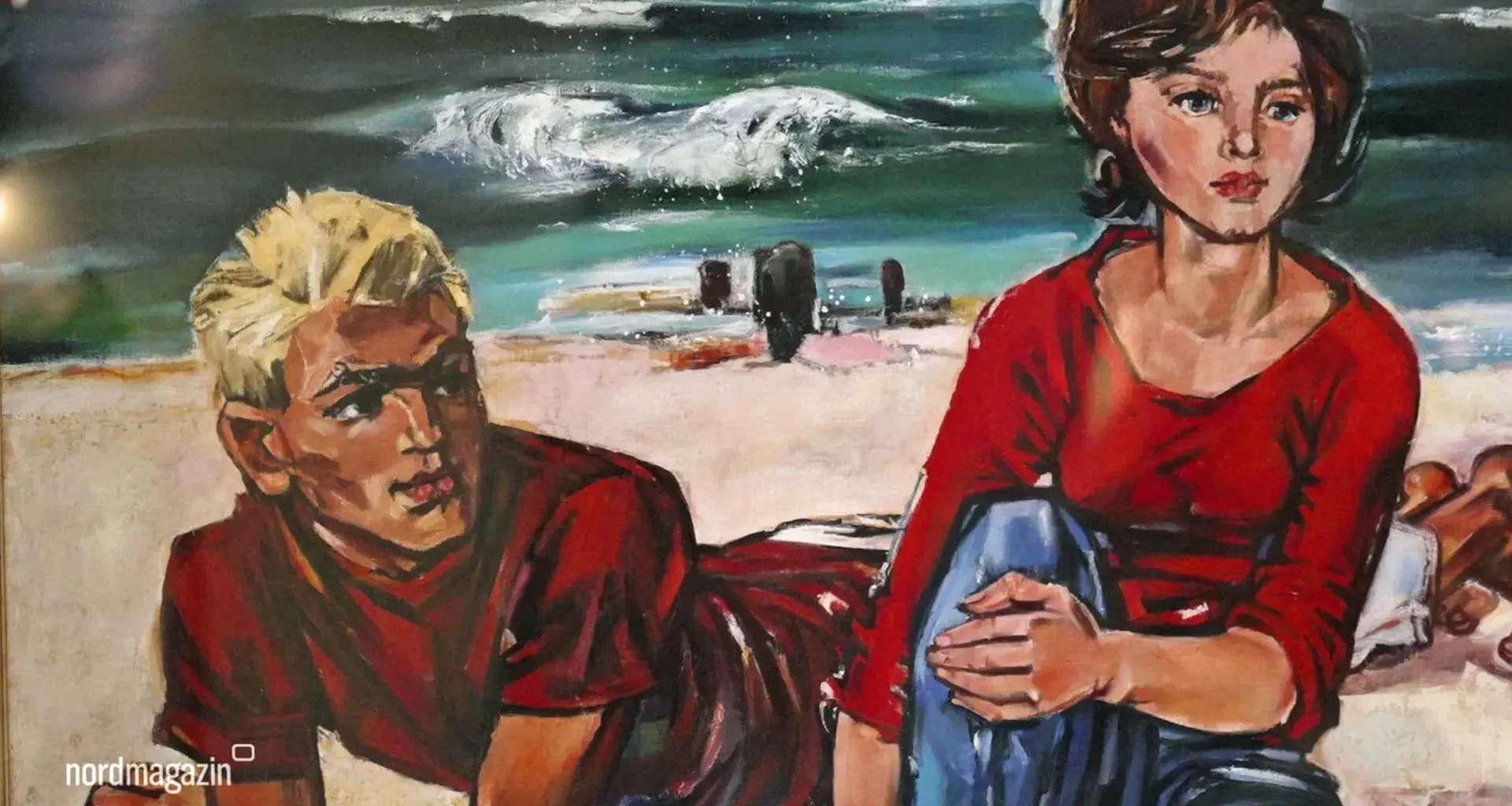 Womacka-Bild "Am Strand": Tochter Uta stand Modell