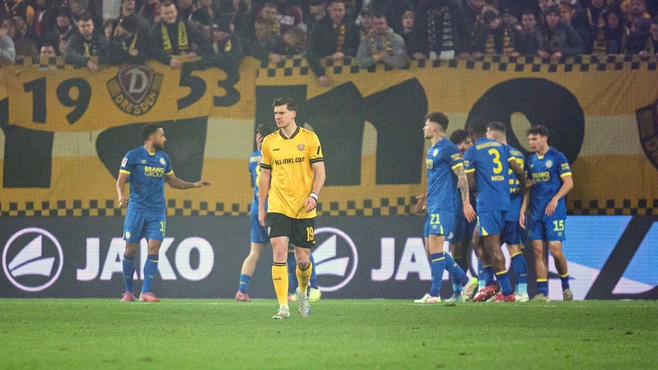 2. Bundesliga: Dynamo Dresden verliert wildes Spiel gegen Braunschweig