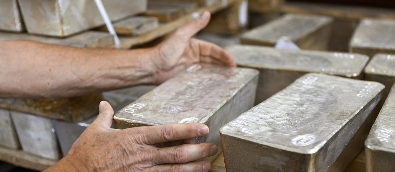 Silberbarren Silberbarren