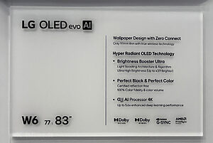 Die Highlight-Features des LG W6 OLED Evo TV (Wallpaper) 2026