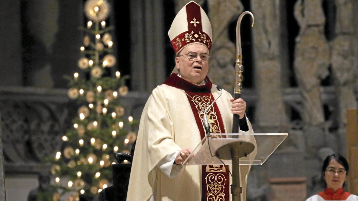 Bischof Bertram gibt Gläubigen eine Weihnachtsbotschaft auf den Weg