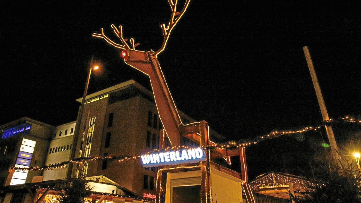 Das Winterland vor der City-Galerie läuft erfolgreich