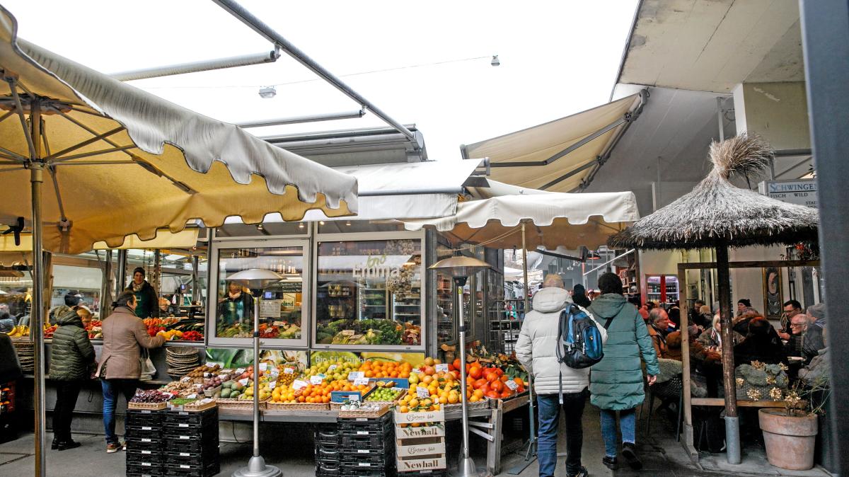 Der verlängerte Samstag am Augsburger Stadtmarkt hat einen schweren Stand