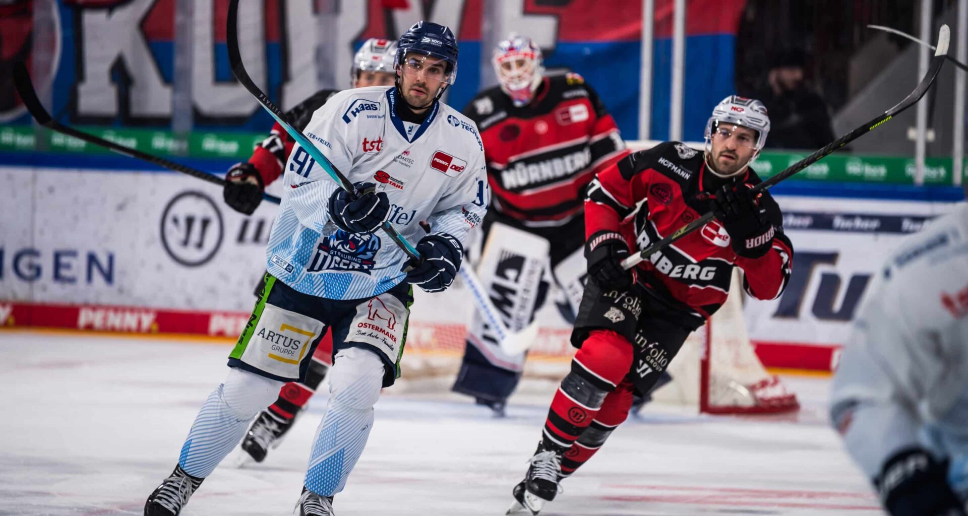 Formduell: Straubing in Nürnberg oben auf - Eishockey-Online News