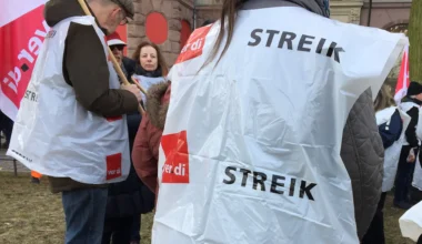 Ver.di ruft Beschäftigte der Stadt Hamburg zum Warnstreik auf