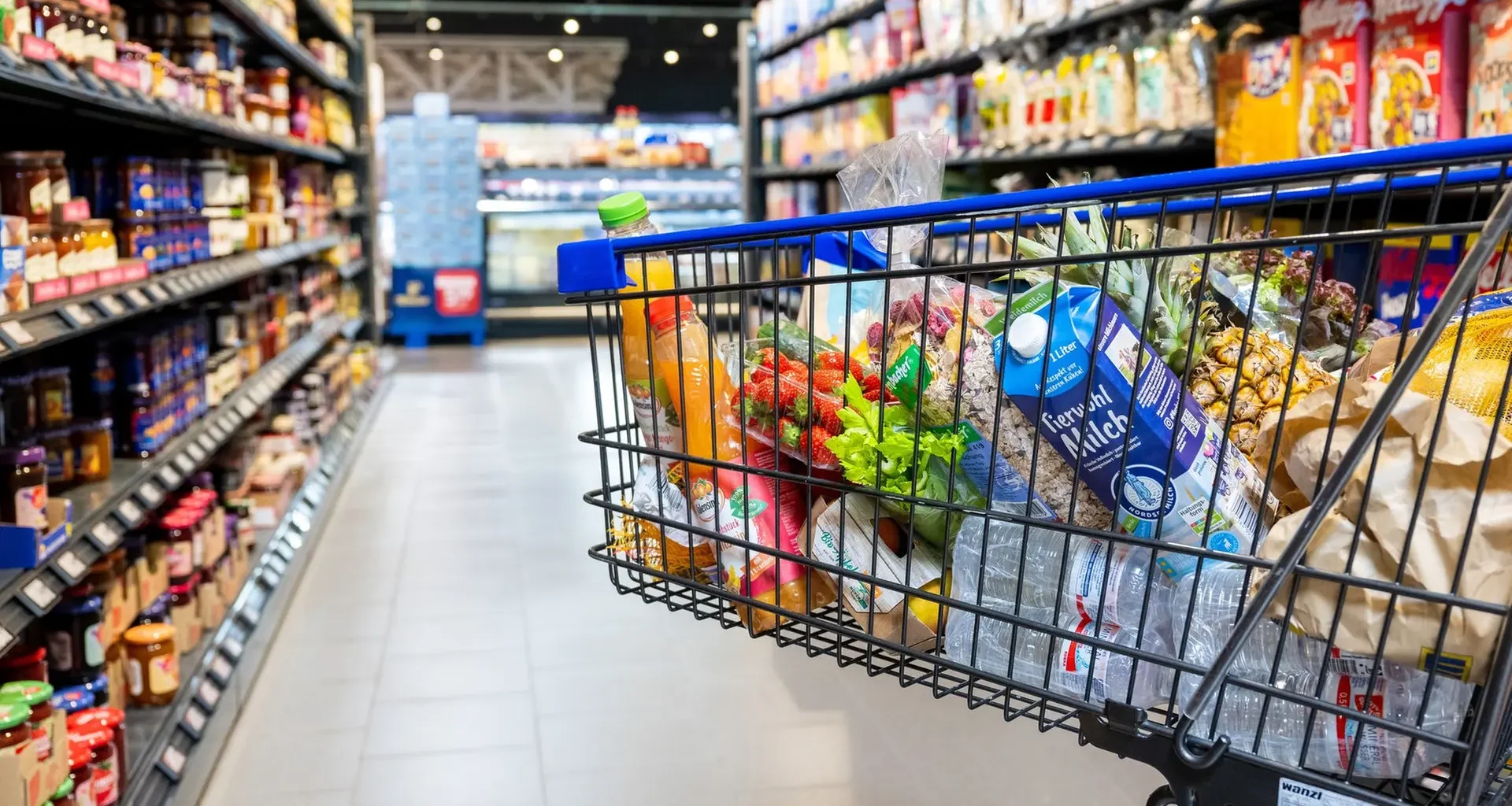 Erwischt: Diebe schieben zwei volle Einkaufswagen aus Geschäft
