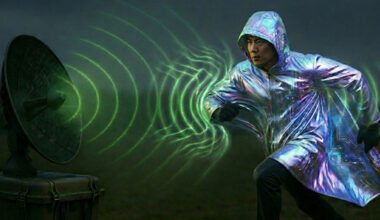 KI-generierte Darstellung des Unsichtbarkeitsumhangs