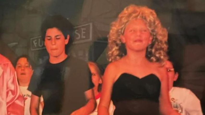 Taylor Swift während einer Schulaufführung, 2000