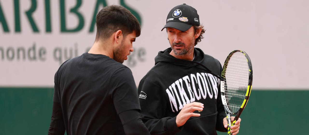 Julian Alcaraz und  Juan Carlos Ferrero