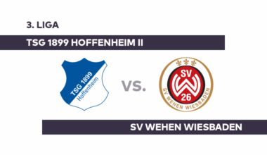 TSG 1899 Hoffenheim II - SV Wehen Wiesbaden: Kann Wehen Wiesbaden den Erfolgstrend weiter fortzsetzen? - 3. Liga