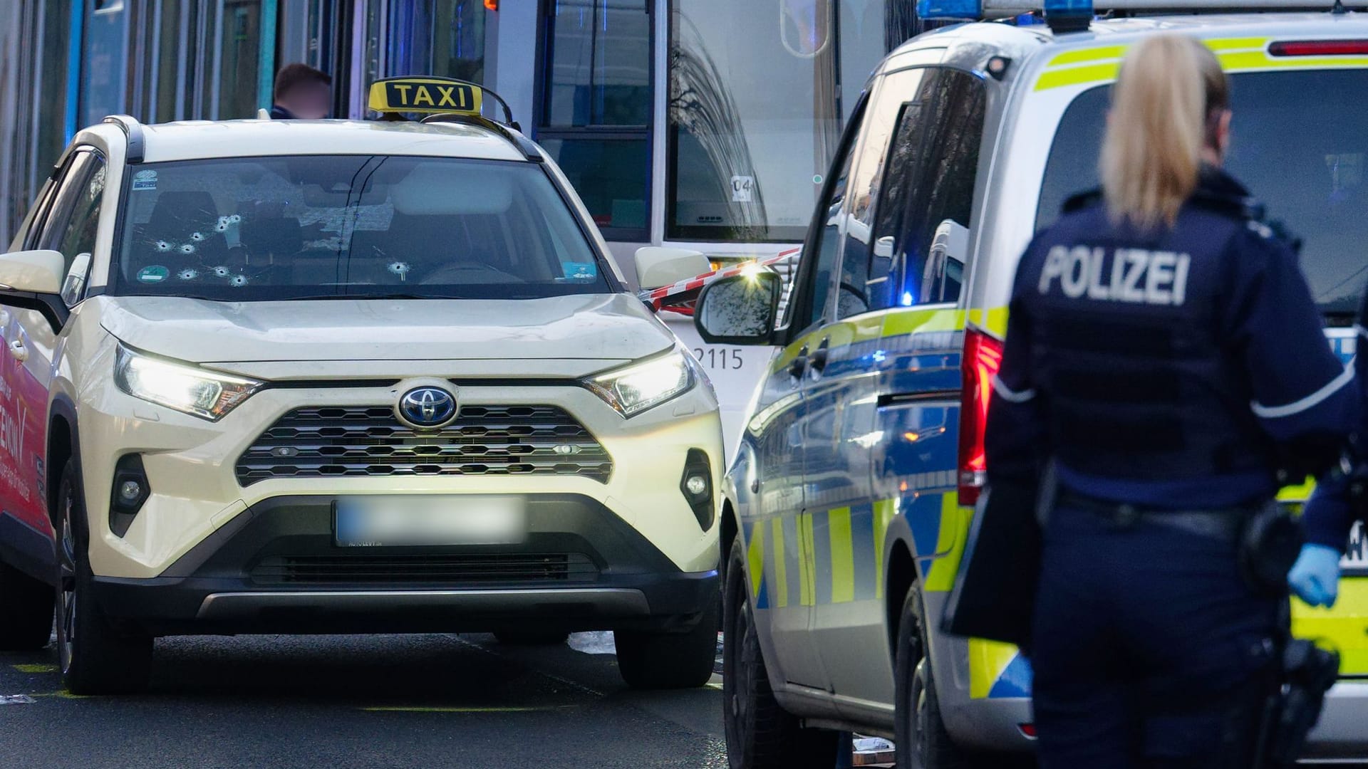 Schüsse auf Taxi-Fahrgast