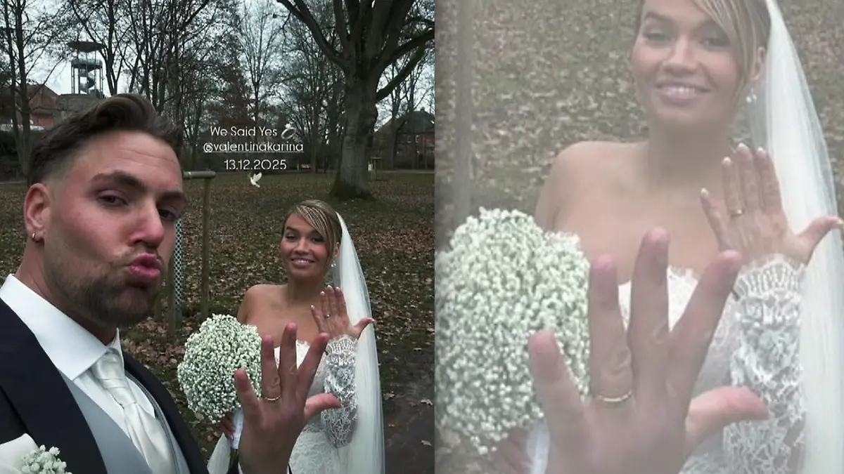 Steffen Vogeno und Karina Wagner machten ihre Beziehung im März 2025 öffentlich. Nun haben sie geheiratet.