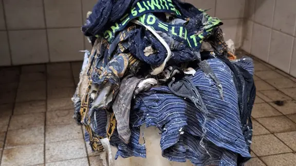 Diese Unterhosen haben die Kläranlage in Schillerslage verstopft.