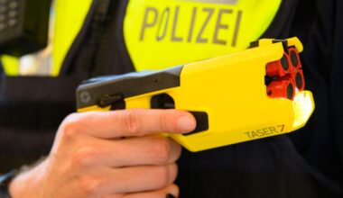 Münchner Polizei streckt bewaffneten Mann mit Taser nieder