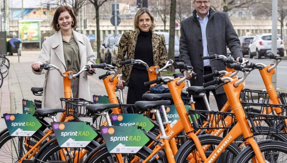 Fahrräder zum Leihen in Düsseldorf: Anbieter Donkey Republic kommt